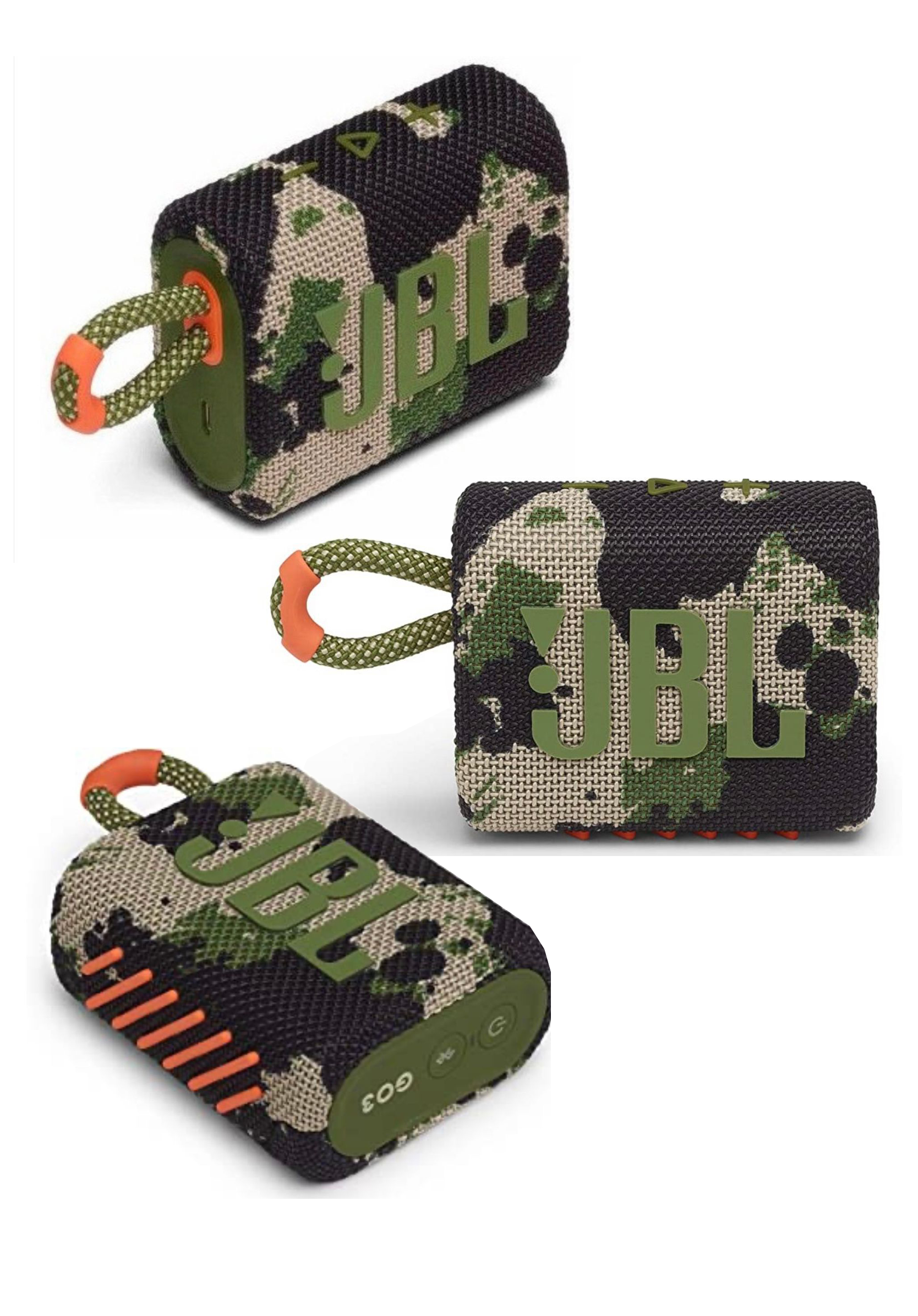 Parlante JBL Go 3 Portatil - Camuflado